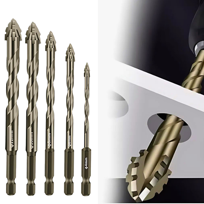 Drill Bit: Multifunctional High Performance Sharp and Durable Drill Bit Set