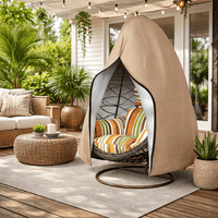 Durable Waterproof Egg Chair Cover – UV Protection and Windproof, Oxford Polyester 210D, 115×190 cm or 230×200 cm