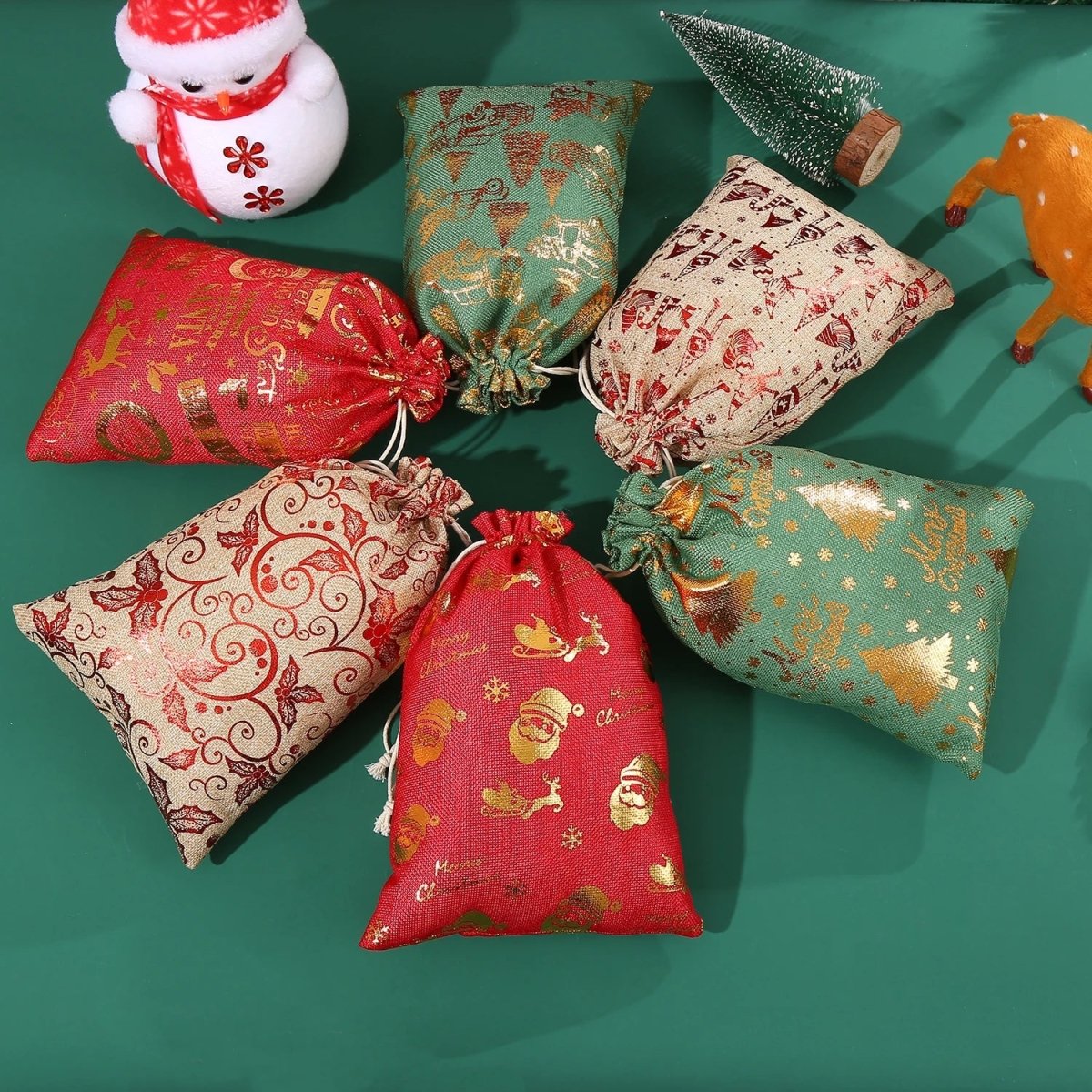 Eco-Friendly Fabric Christmas Gift Bag