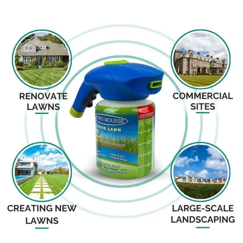 Eco-Friendly Lawn Seed Spray for Flawless Grass Growth