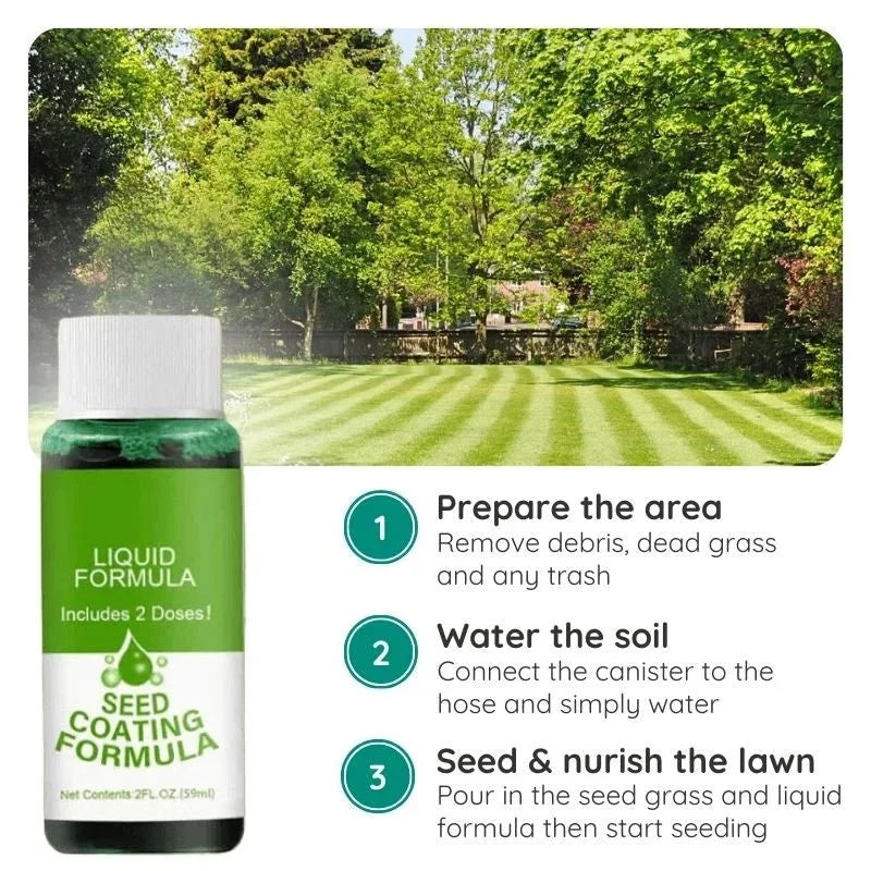 Eco-Friendly Lawn Seed Spray for Flawless Grass Growth