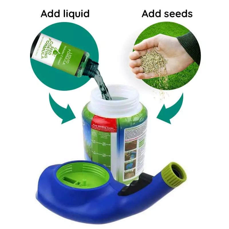Eco-Friendly Lawn Seed Spray for Flawless Grass Growth