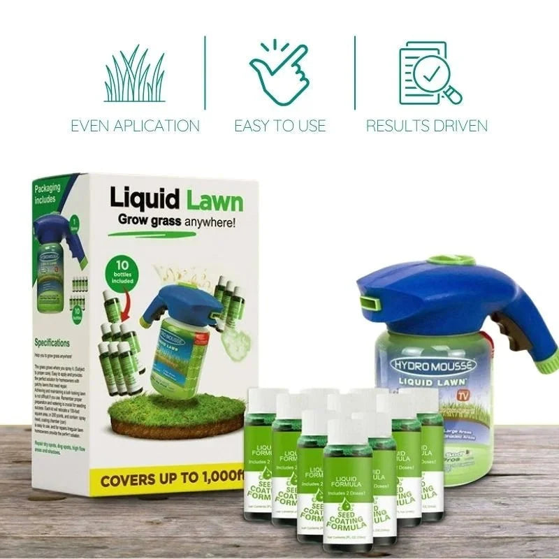 Eco-Friendly Lawn Seed Spray for Flawless Grass Growth