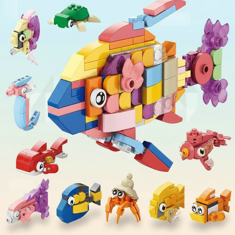 Educational Building Blocks Construction Set for Focus & Creativity