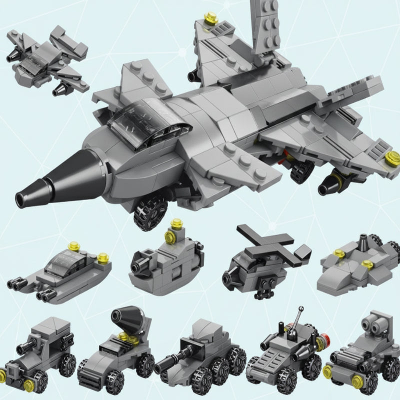 Educational Building Blocks Construction Set for Focus & Creativity
