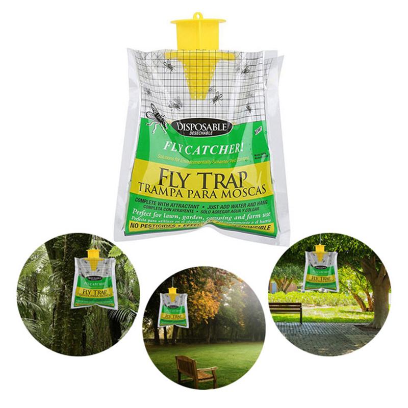 Effective Fly Catcher with Disposable Bag for Outdoor Use