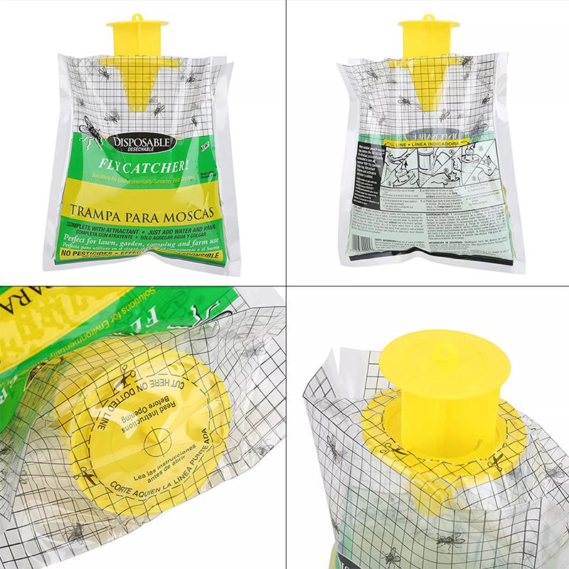 Effective Fly Catcher with Disposable Bag for Outdoor Use