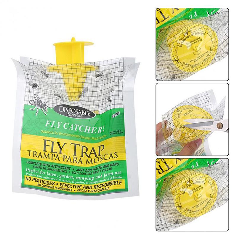 Effective Fly Catcher with Disposable Bag for Outdoor Use