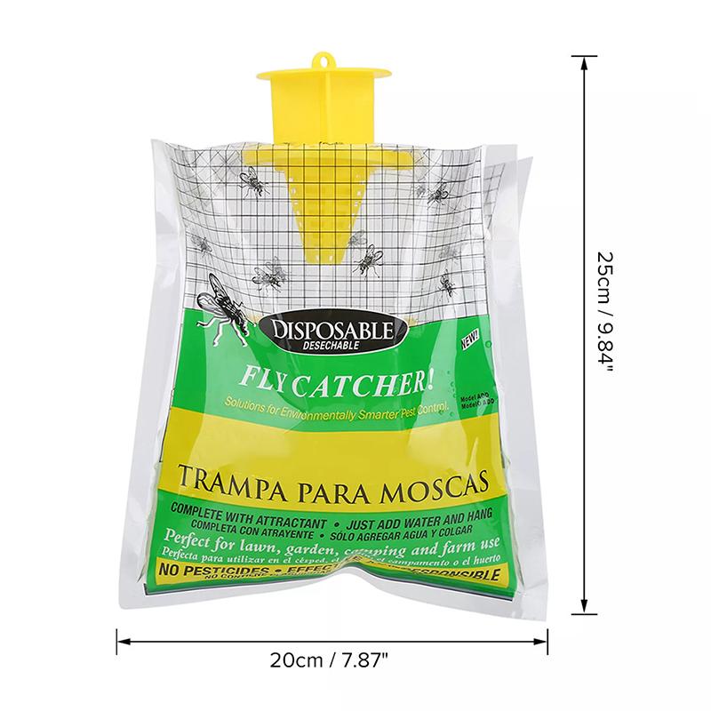 Effective Fly Catcher with Disposable Bag for Outdoor Use