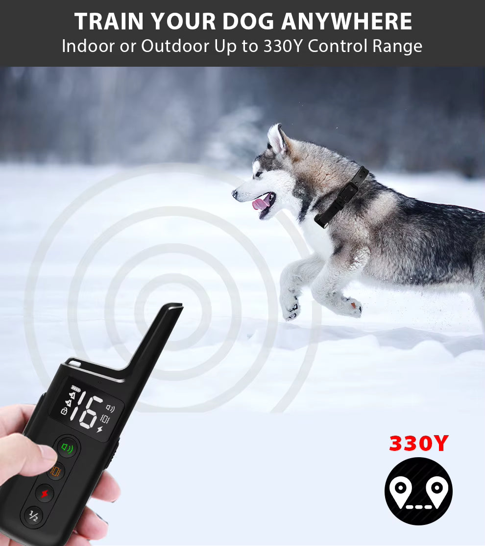 Electric Dog Training Collar – 500m Remote Control, Waterproof IPX7, Shock, Vibration & Sound Modes