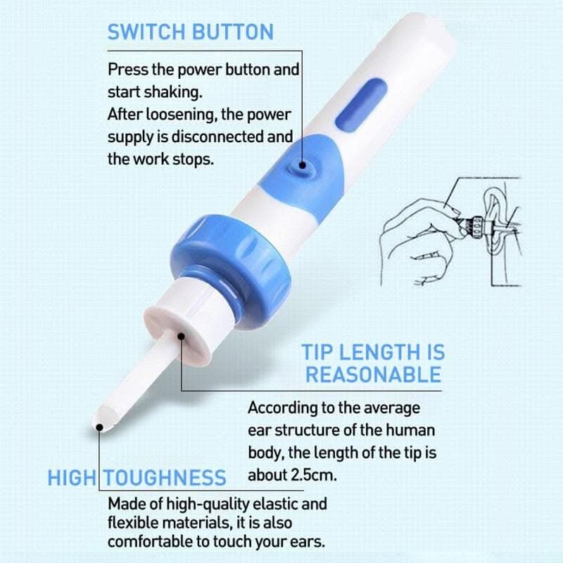 Electric Ear Cleaner with Gentle Suction Technology