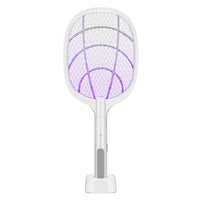 Electric Mosquito Swatter Racket – USB Rechargeable Bug Zapper with LED Lure Technology