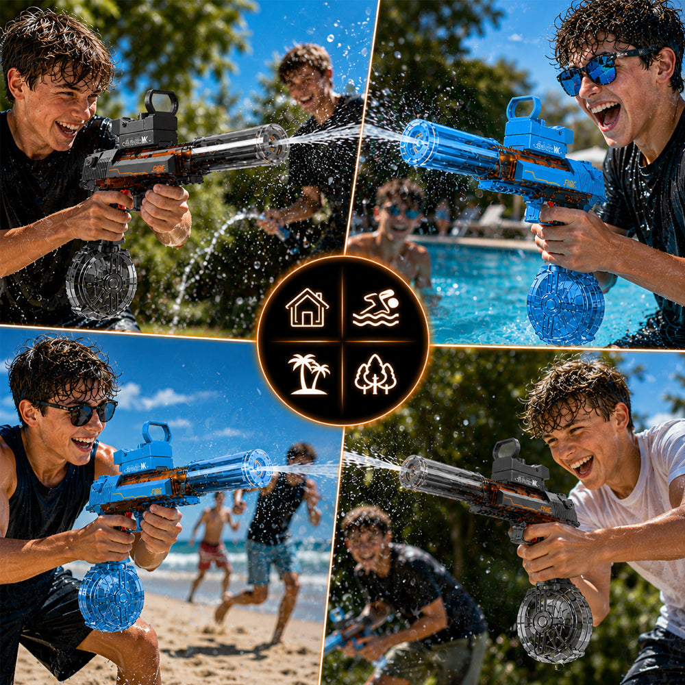 Electric Water Gun with Cool LED Light