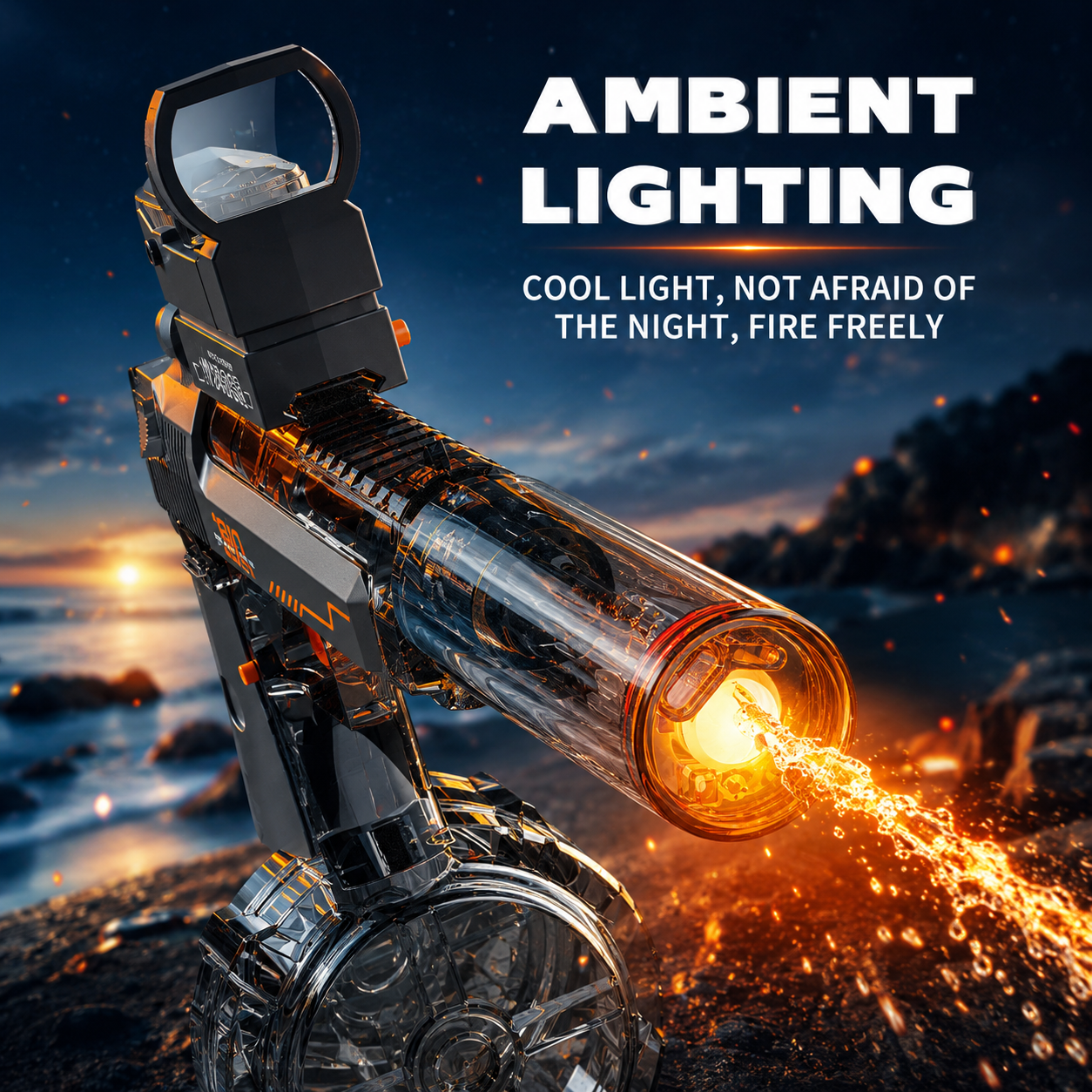 Electric Water Gun with Cool LED Light