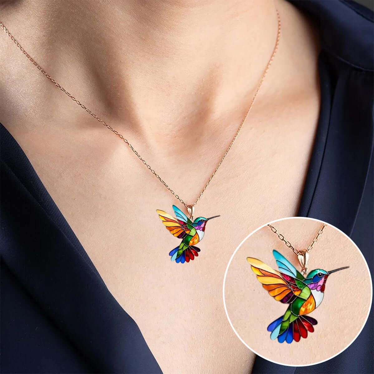 Elegan Hummingbird Necklace: A Symbol of Freedom and Renewal