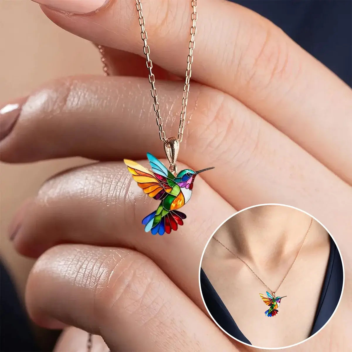Elegan Hummingbird Necklace: A Symbol of Freedom and Renewal