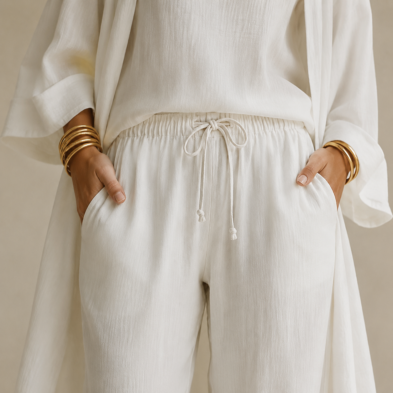 Elegant 3-Piece Loungewear Set