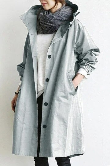 Elegant and waterproof trench coat
