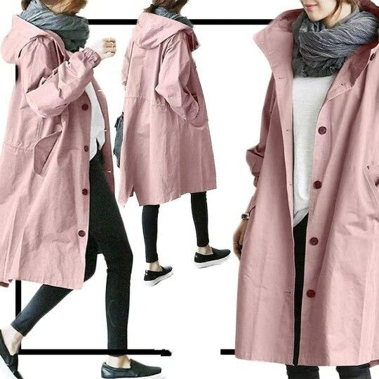Elegant and waterproof trench coat
