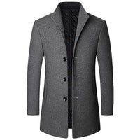 Elegant Coat Made of Luxurious and Padded Fabric