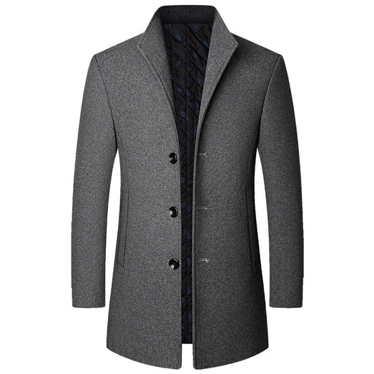 Elegant Coat Made of Luxurious and Padded Fabric