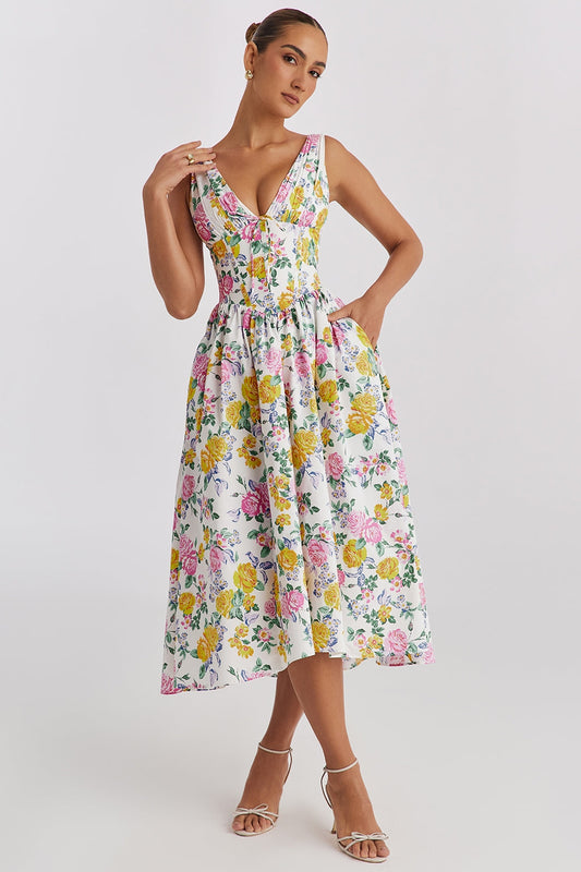 Elegant Floral Dress for Summer
