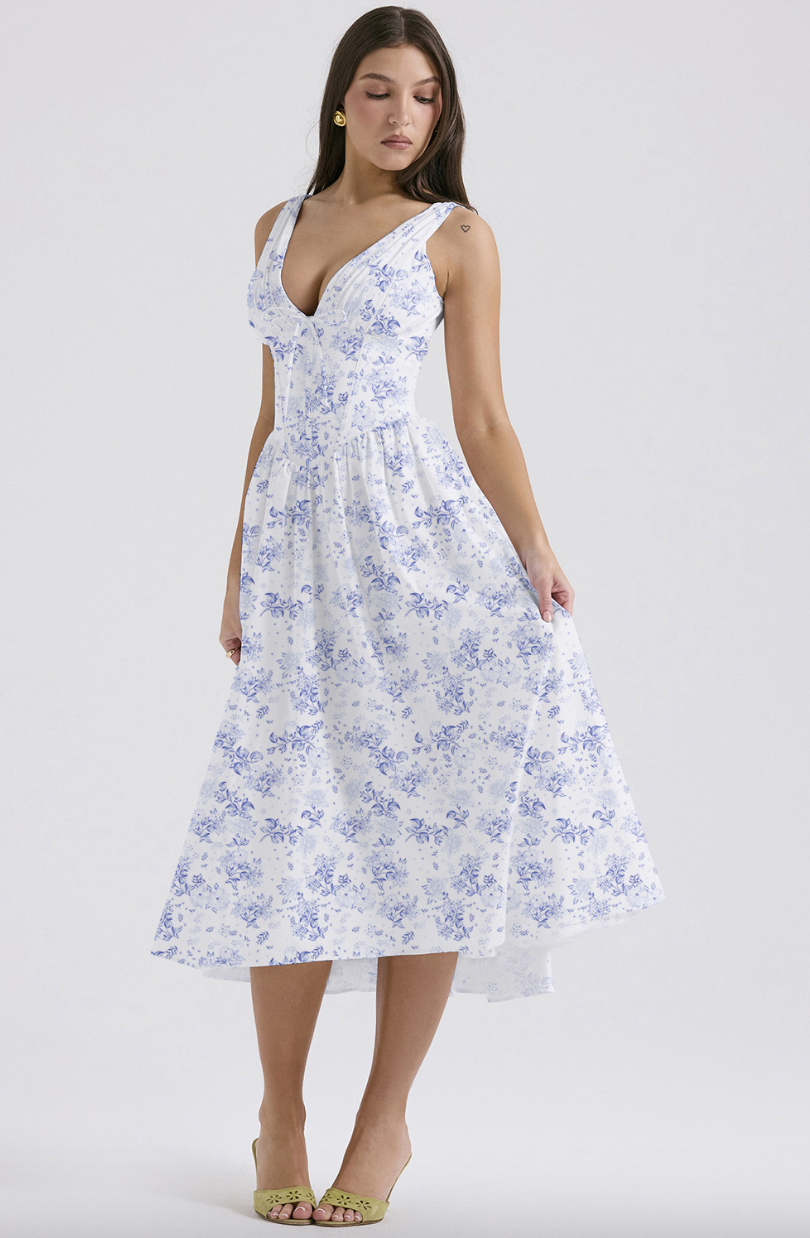 Elegant Floral Dress for Summer