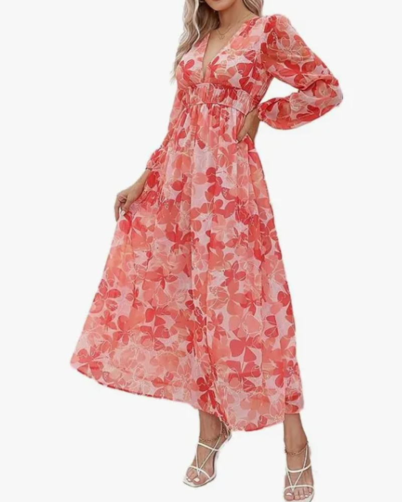 Elegant Floral Maxi Dress - Stunning & Versatile