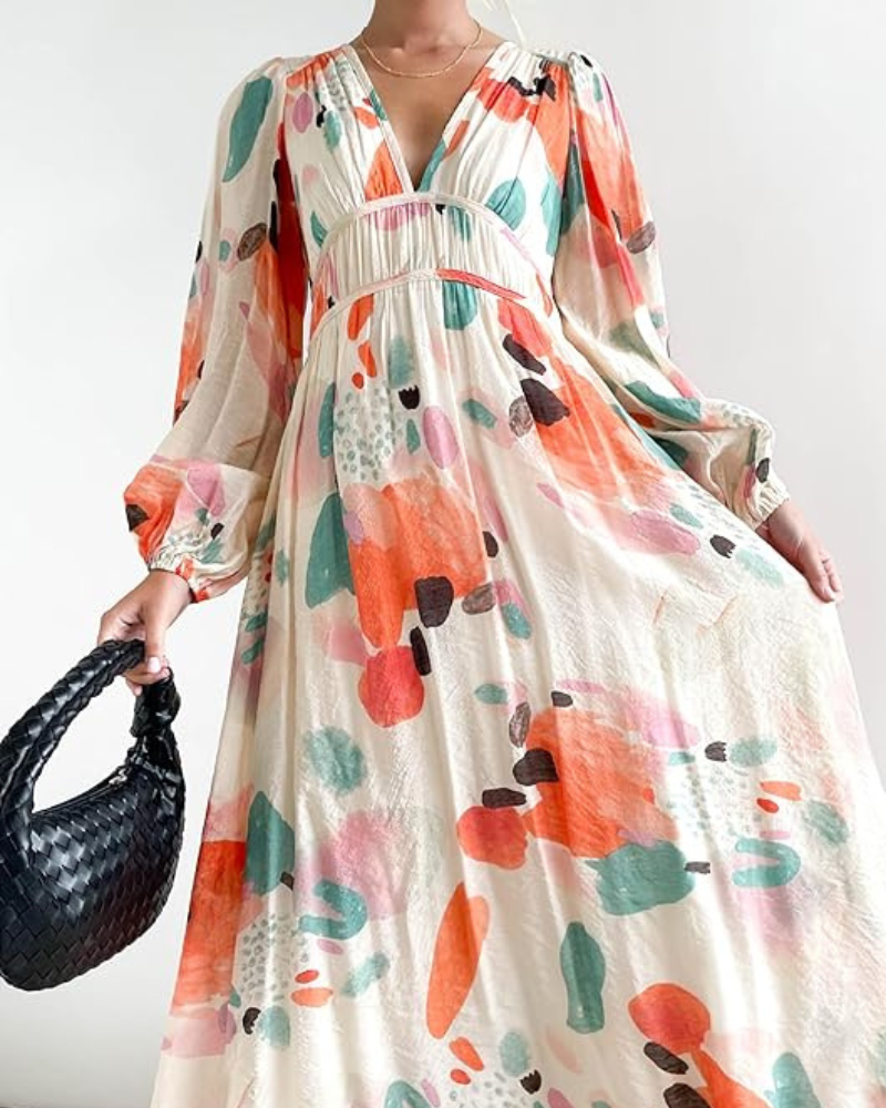 Elegant Floral Maxi Dress - Stunning & Versatile