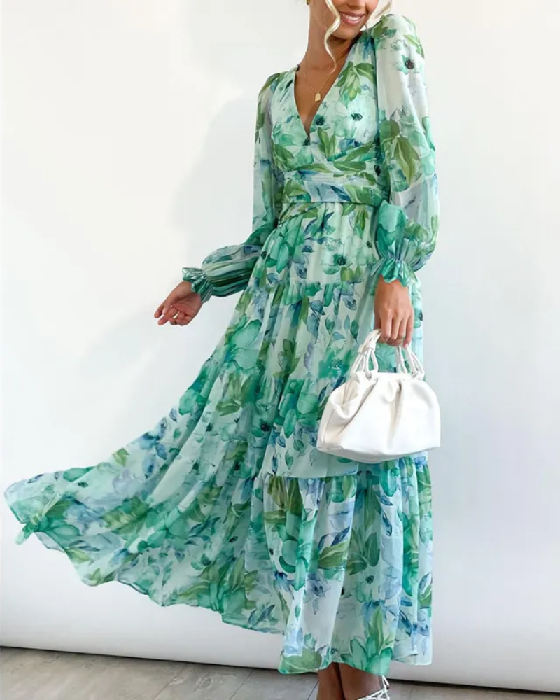 Elegant Floral Maxi Dress - Stunning & Versatile
