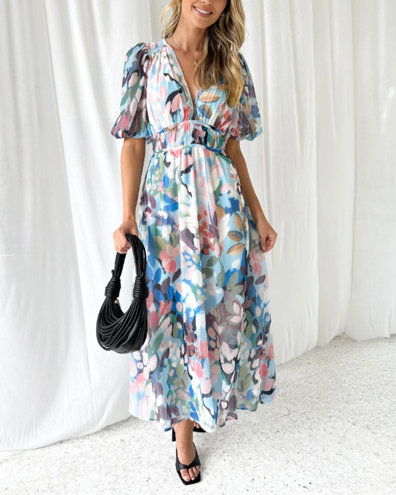 Elegant Floral Maxi Dress - Stunning & Versatile