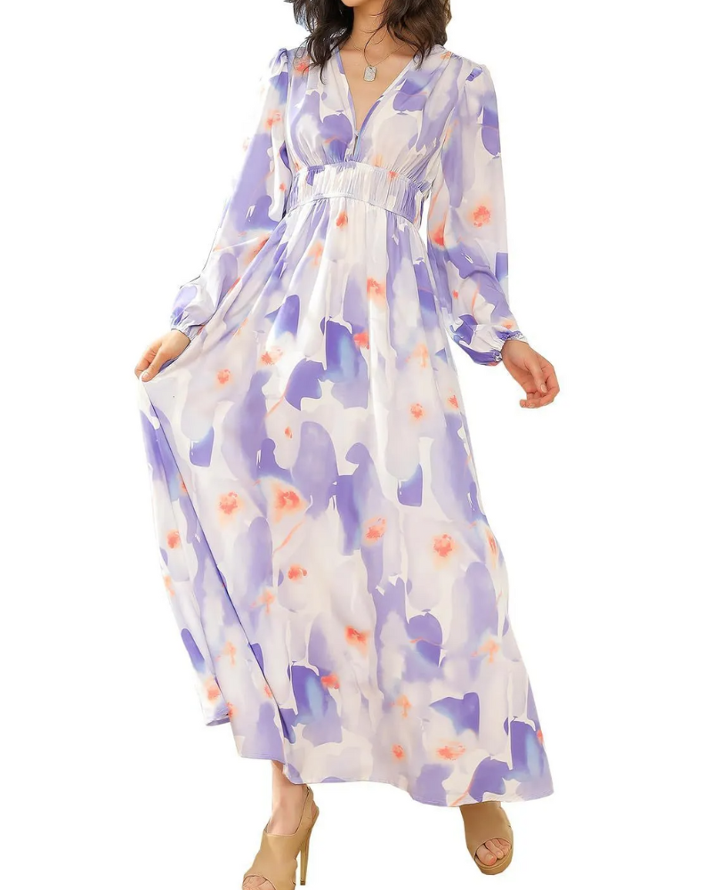 Elegant Floral Maxi Dress - Stunning & Versatile