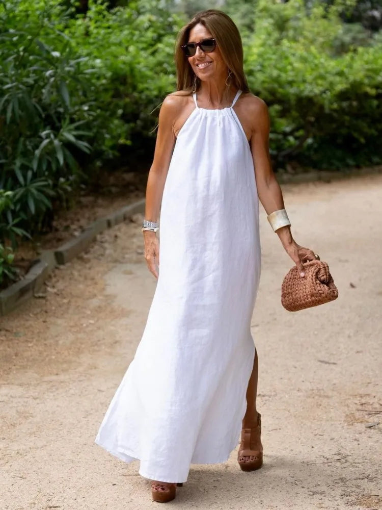 Elegant Halter Dress for Summer Events