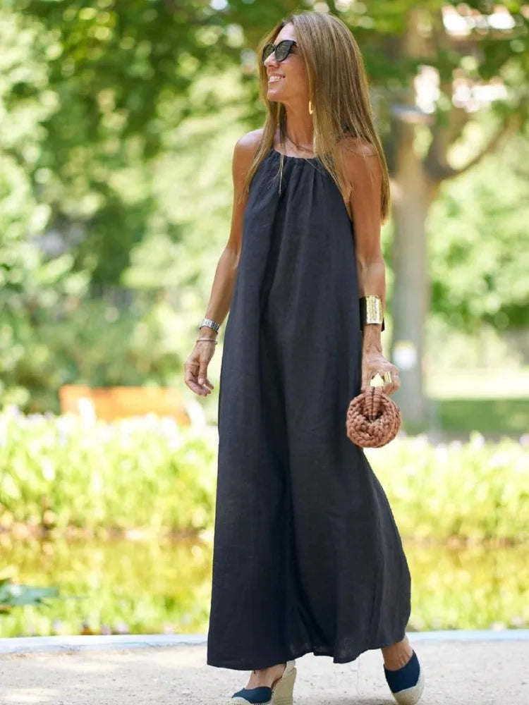 Elegant Halter Dress for Summer Events