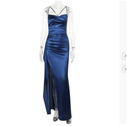Elegant Maxi Dress with High Slit