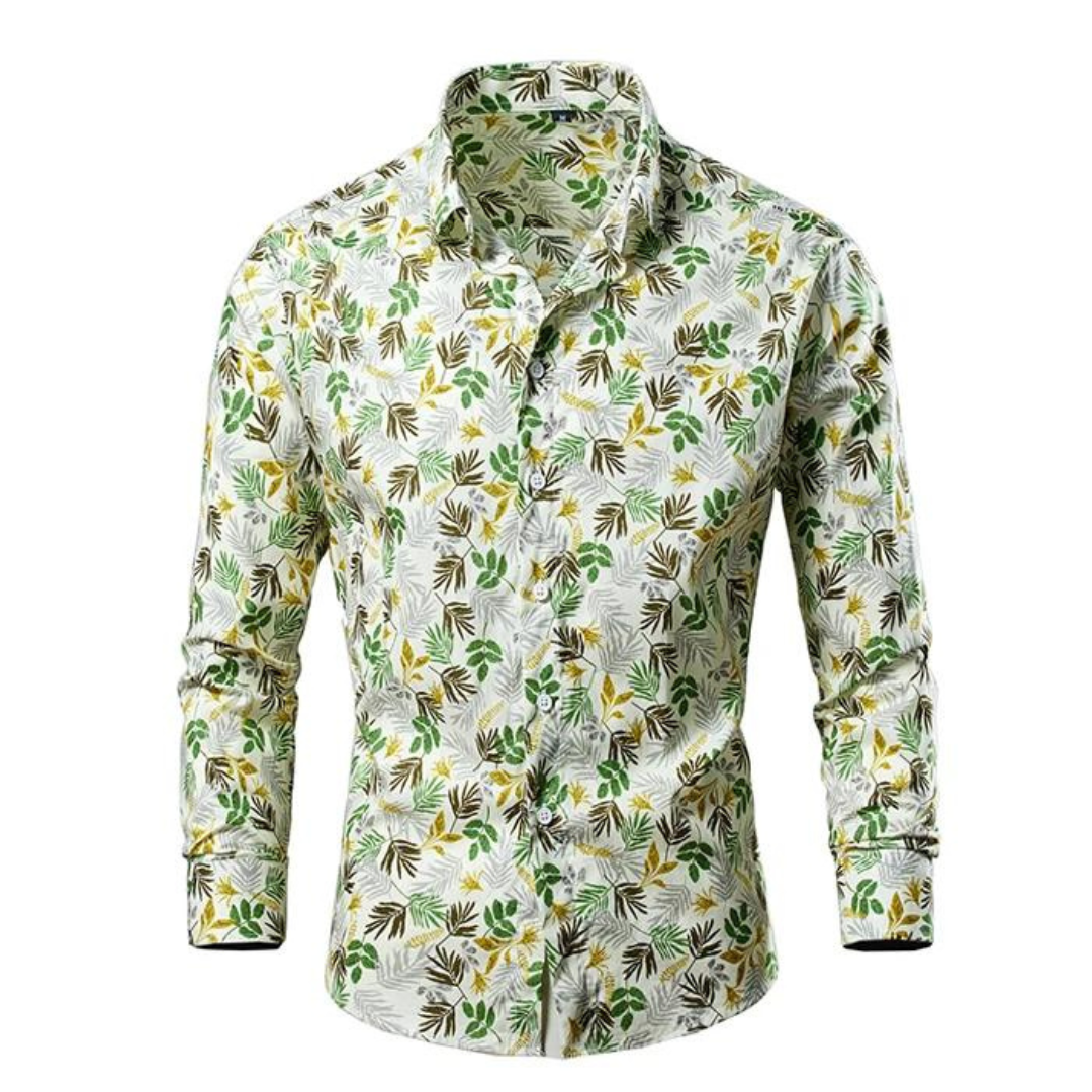 Elegant Men's Floral Shirt - Comfortable Cut