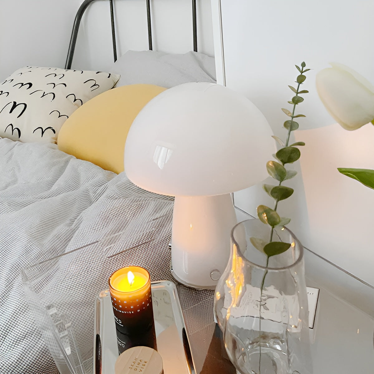 Elegant Scandinavian Mushroom Lamp
