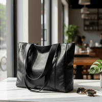Elegant Shoulder Bag with Retro Style and Smooth Surface