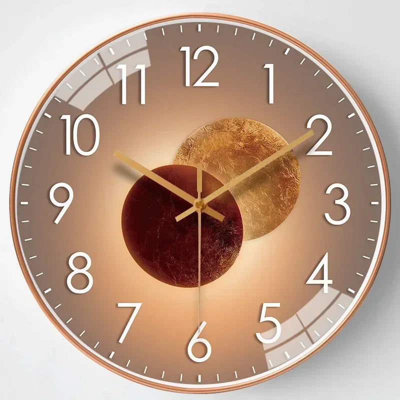 Elegant, Silent and Perfect for Any Room Wall Clock – Silent Quartz Mechanism – Modern and Stylish Design That Fits Everywhere