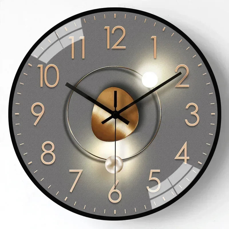 Elegant, Silent and Perfect for Any Room Wall Clock – Silent Quartz Mechanism – Modern and Stylish Design That Fits Everywhere