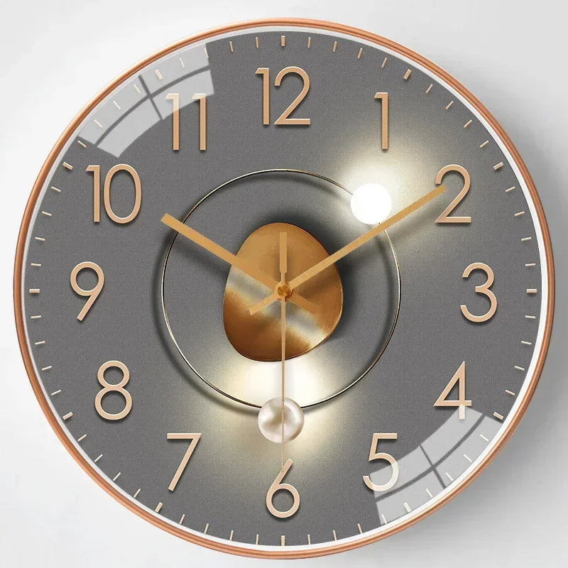 Elegant, Silent and Perfect for Any Room Wall Clock – Silent Quartz Mechanism – Modern and Stylish Design That Fits Everywhere