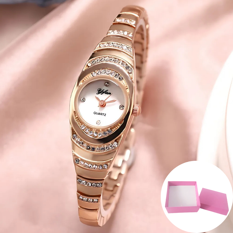 Elegant Watch: Elegant Modern Women's Watch With Gift Box