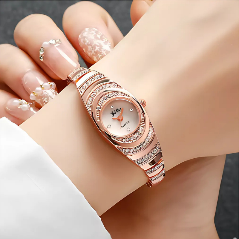 Elegant Watch: Elegant Modern Women's Watch With Gift Box
