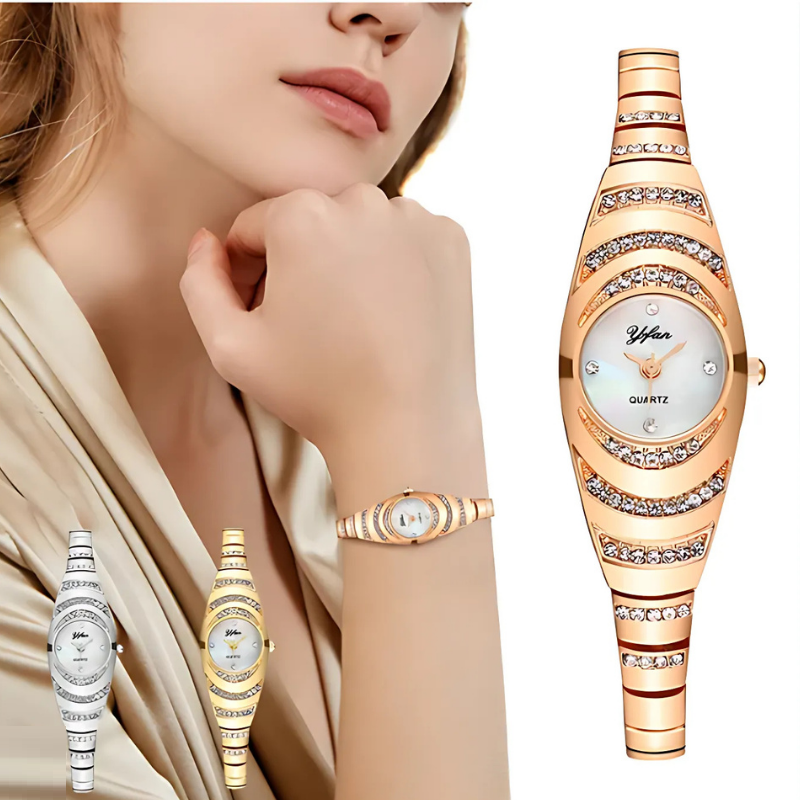 Elegant Watch: Elegant Modern Women's Watch With Gift Box