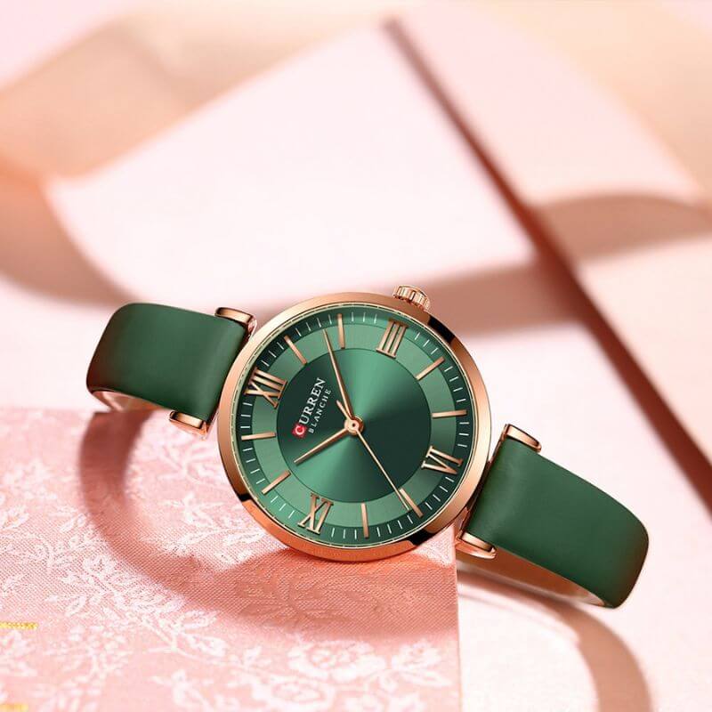 Elegant Waterproof Watch with Strap