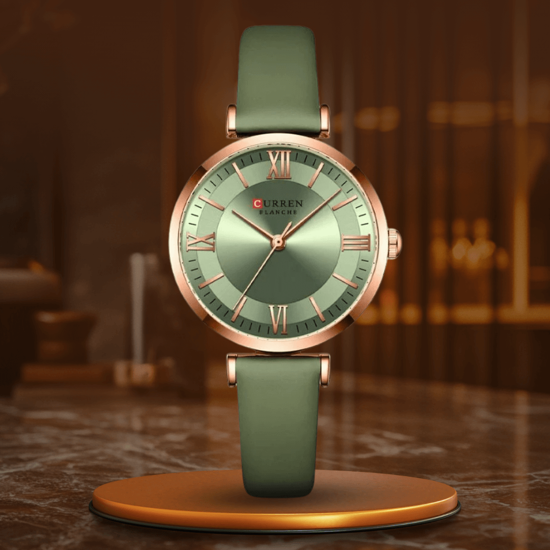 Elegant Waterproof Watch with Strap