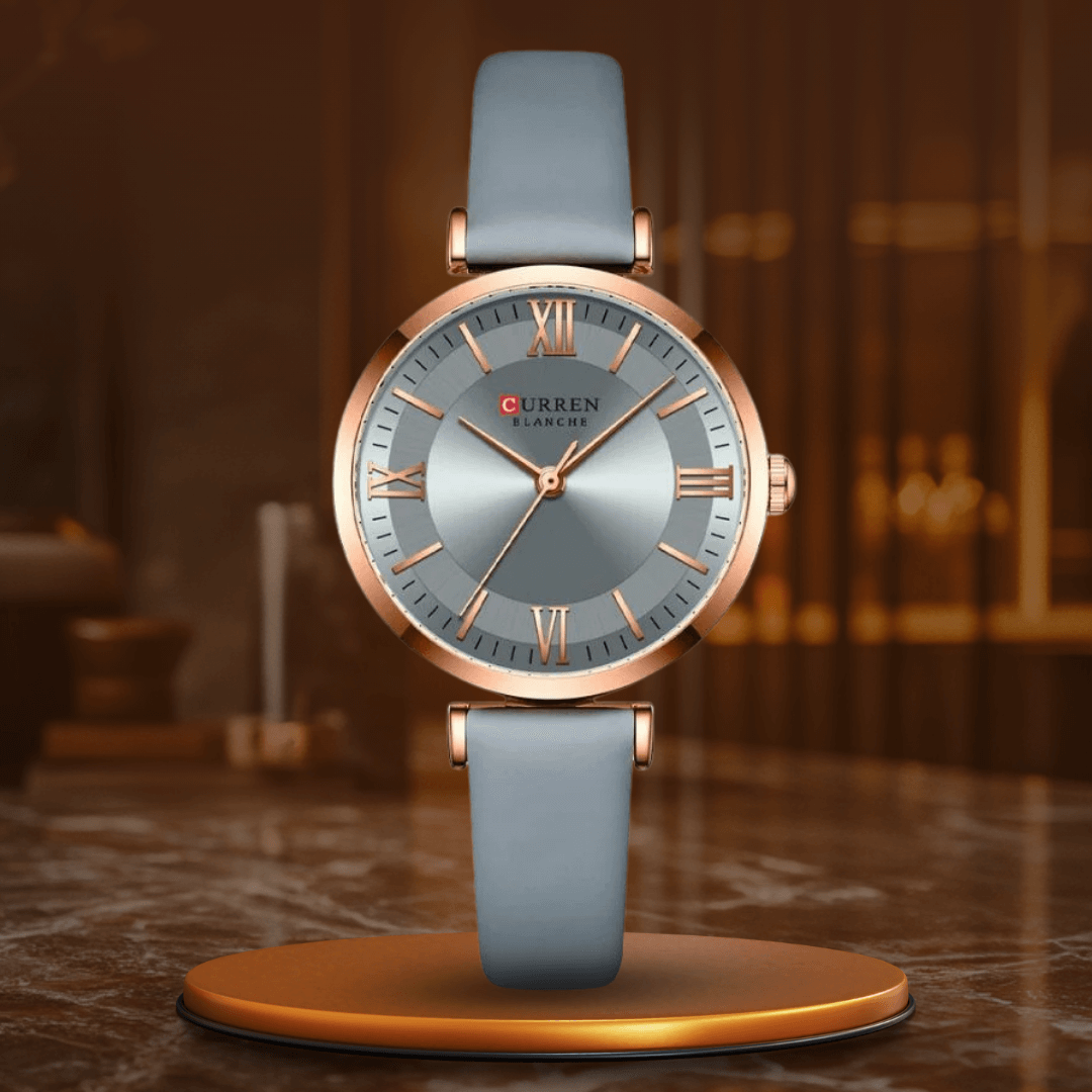 Elegant Waterproof Watch with Strap