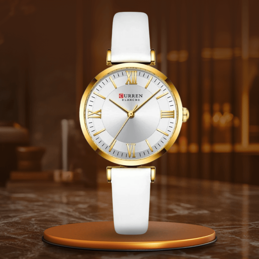 Elegant Waterproof Watch with Strap