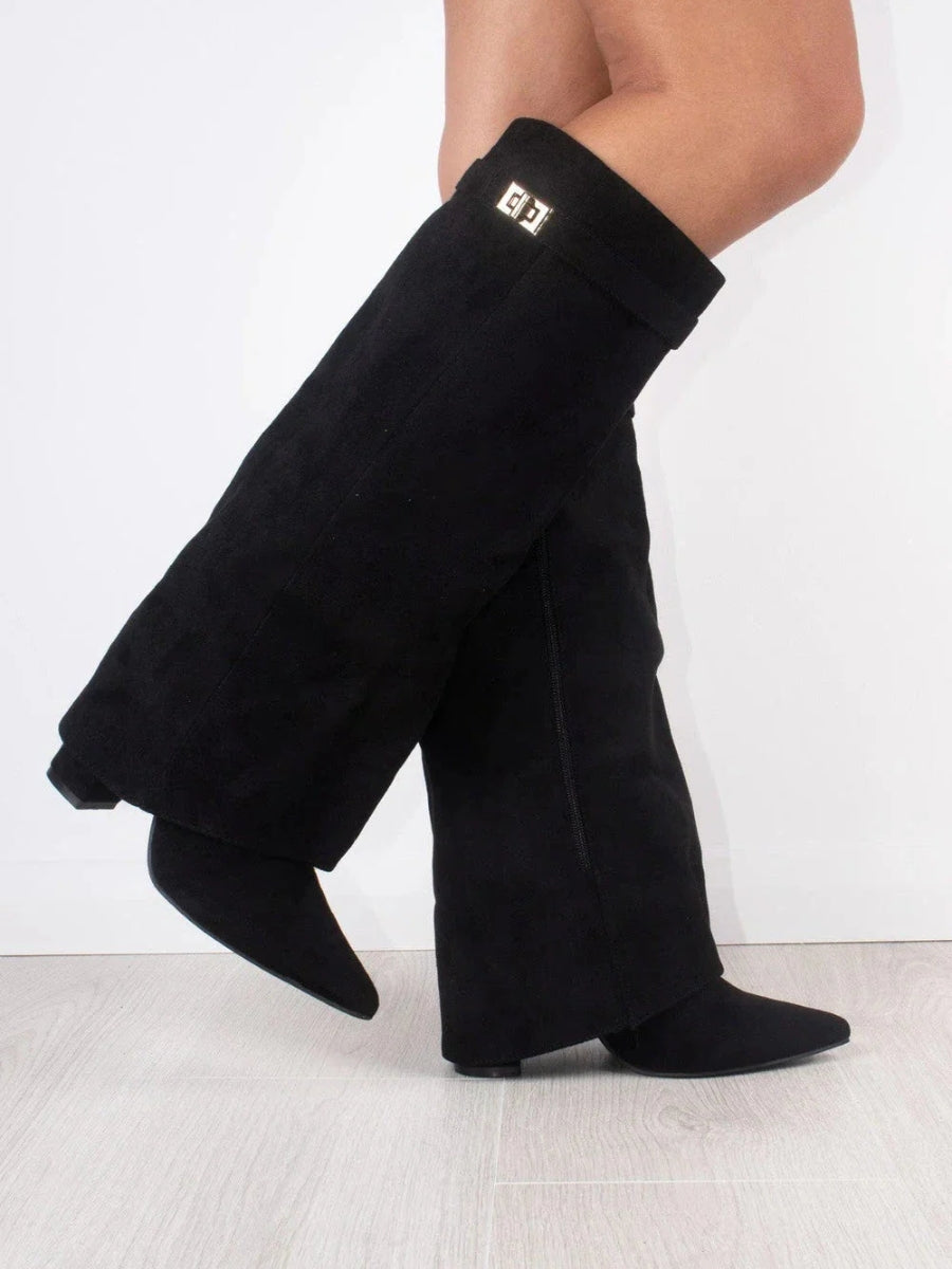 Elegant Women's Shoes in High Quality - Golden Details