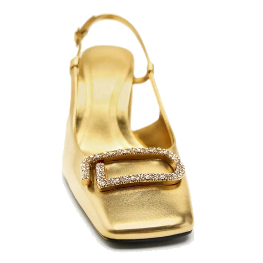 Elegant Women's Sling Back Shoes Modern Office High Heels